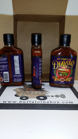 Diavolo HotSauce- Elmwood Taco & Subs (7oz) Flask