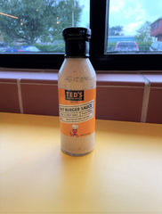 TED'S Famous Hot Burger Sauce (12 oz) Glass