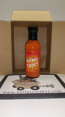 Wegmans Wing Sauce -Hot & Tangy Buffalo (12OZ) Glass - BuffaloINaBox.com: Buffalo, NY Food Shipped