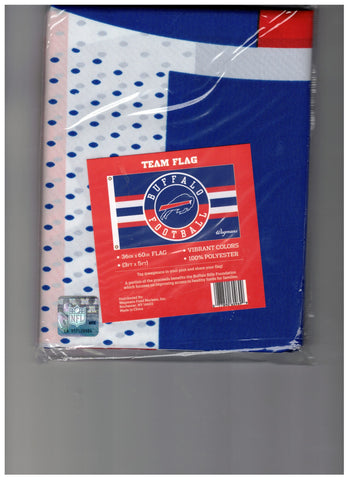 Buffalo Bills Flag -Let's Go Buffalo (RED) 2022