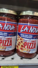 LA NOVA sweet PIZZA SAUCE - 12 OZ JAR