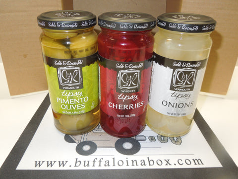 WNY Boozin Box -Cherry's, Olive's & Onions