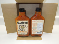 Jake's Buffalo Wing Sauce (14.5oz) Flask - BuffaloINaBox.com: Buffalo, NY Food Shipped