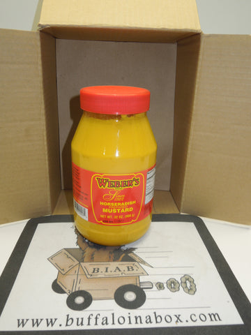 Weber's Horseradish Mustard– (32oz) Jar