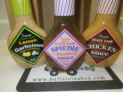 The Big Sauce TRIO - Salamida State Fair Marinades & Sauces - BuffaloINaBox.com: Buffalo, NY Food Shipped