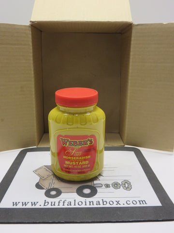 Weber's Buffalo Horseradish Mustard (16oz) Jar