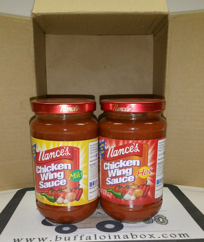 Nances Buffalo Chicken Wing Hot Sauce (12oz) Glass